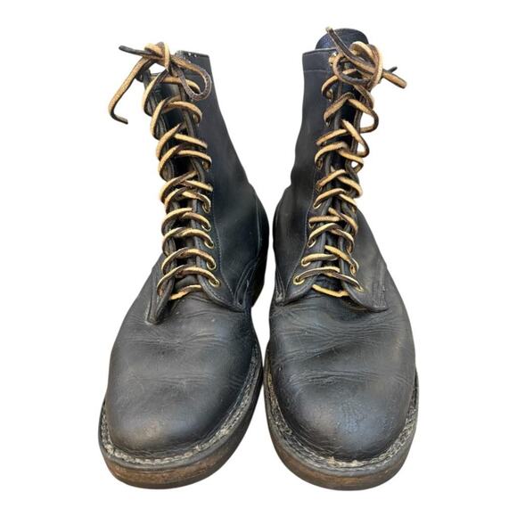 Hathorn Packer Ranch Boots Black Leather Men size 9.5 D - Picture 4 of 11